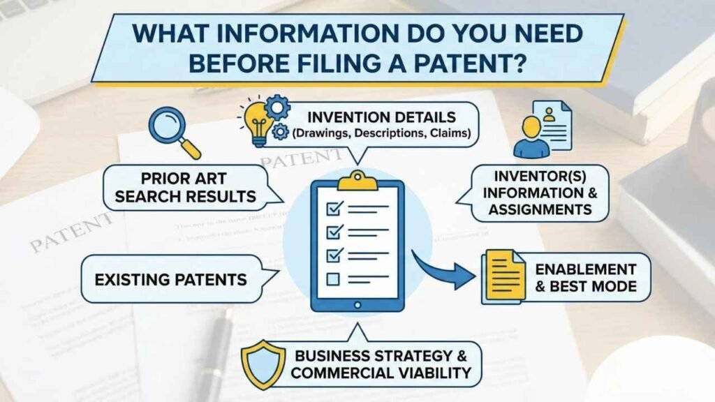 What Information Do You Need Before Filing a Patent